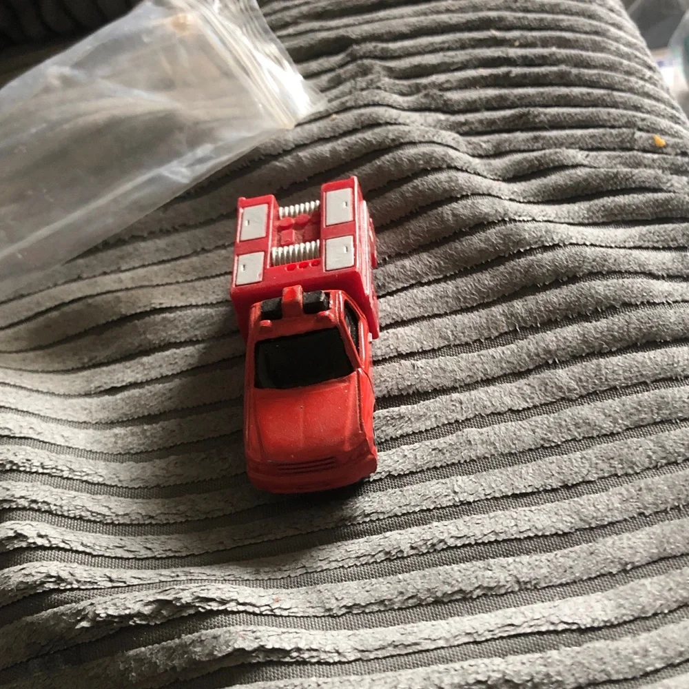 Red Kids Toy Rescue Truck - Durable Play Vehicle